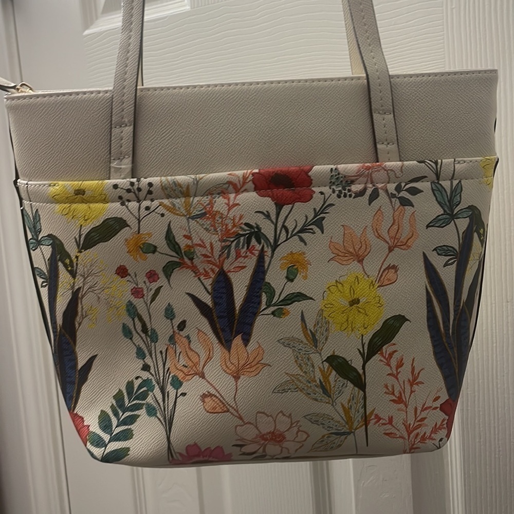 NANETTE LEPORE Bag Summer Botanical CottageCore Makena new vegan leather purse - Picture 11 of 16